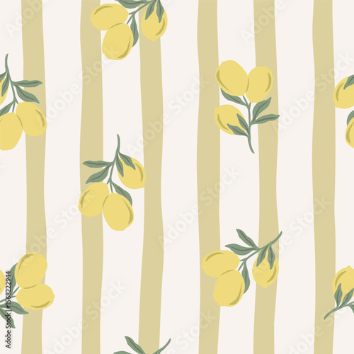 Flat vector whimsical mediterranean background