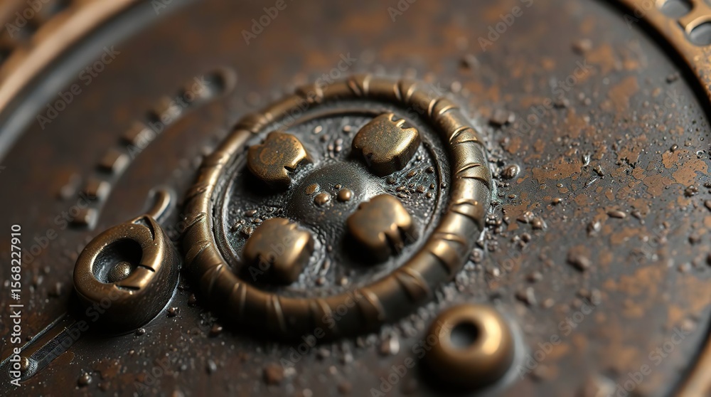 Intricate Bronze Antique Macro Detail Intricate Bronze Antique Macro Detail
