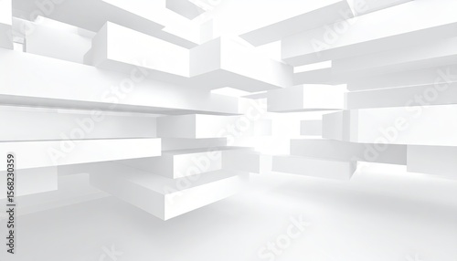 Abstract architectural interior design (1)