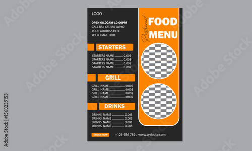 corporate minimal business flyer design template 