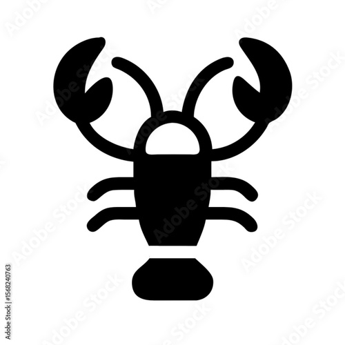Tribal scorpion silhouette vector design, a dangerous arachnid icon perfect for a bold tattoo or insect illustration