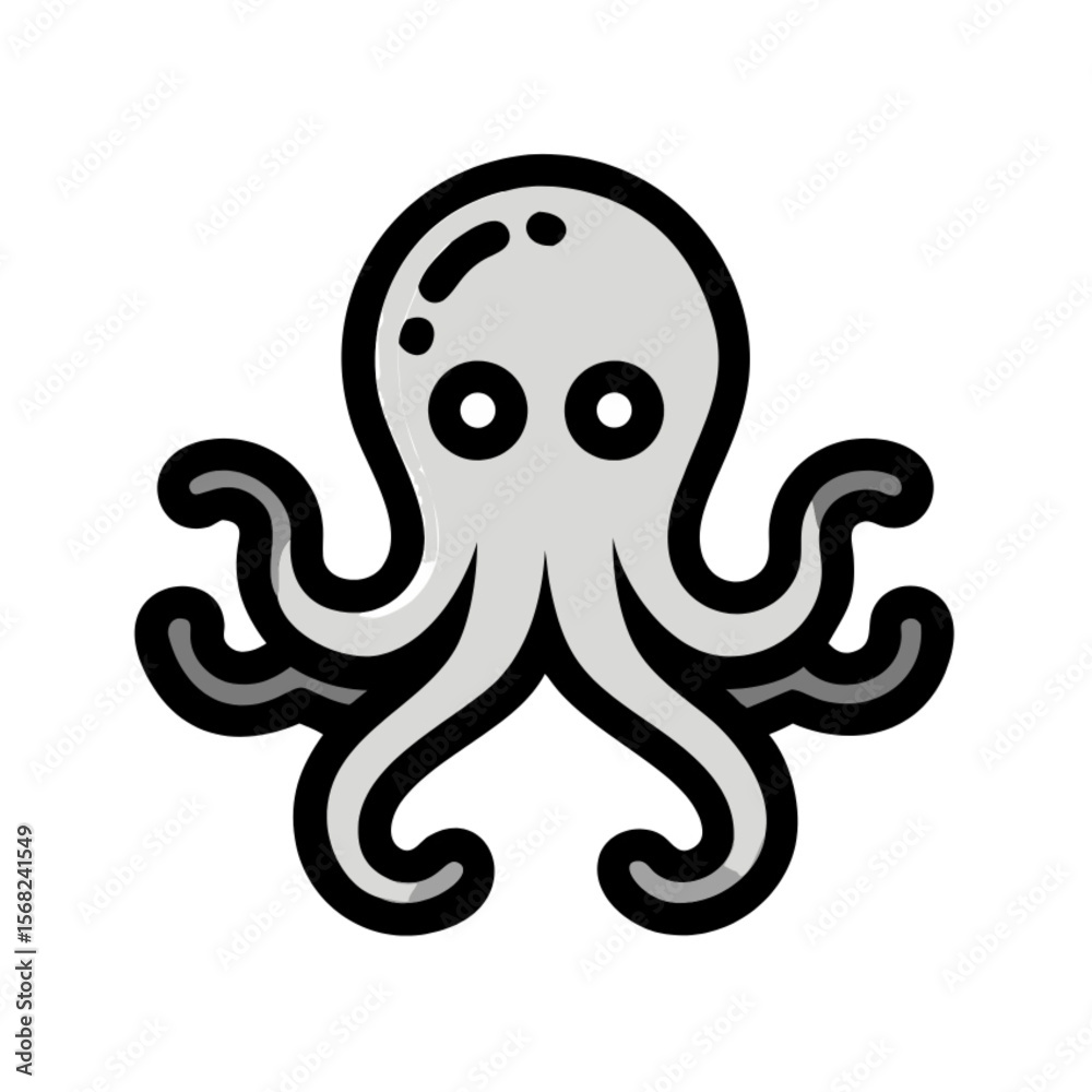 Fototapeta premium octopus and fish