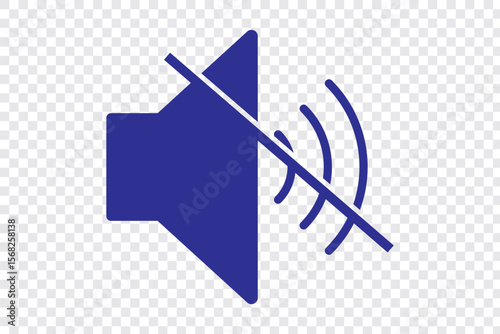 Sound Off Icon Vector. Speaker icon vector. Sound volume mute. Loudspeaker icon vector.