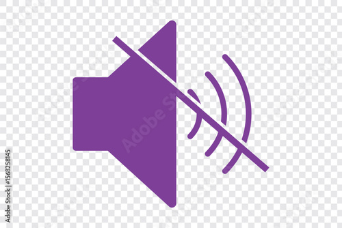 Sound Off Icon Vector. Speaker icon vector. Sound volume mute. Loudspeaker icon vector.