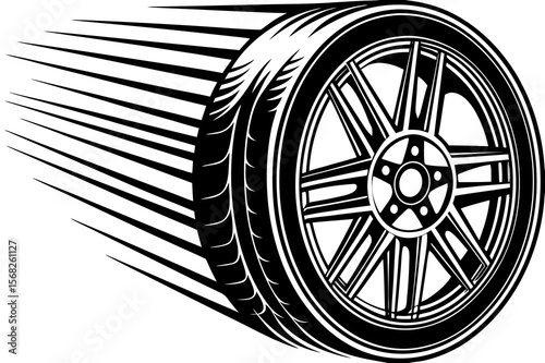 wheel of the car