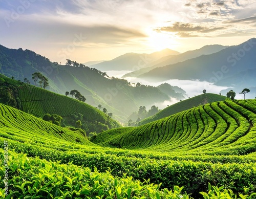 green tea plantation