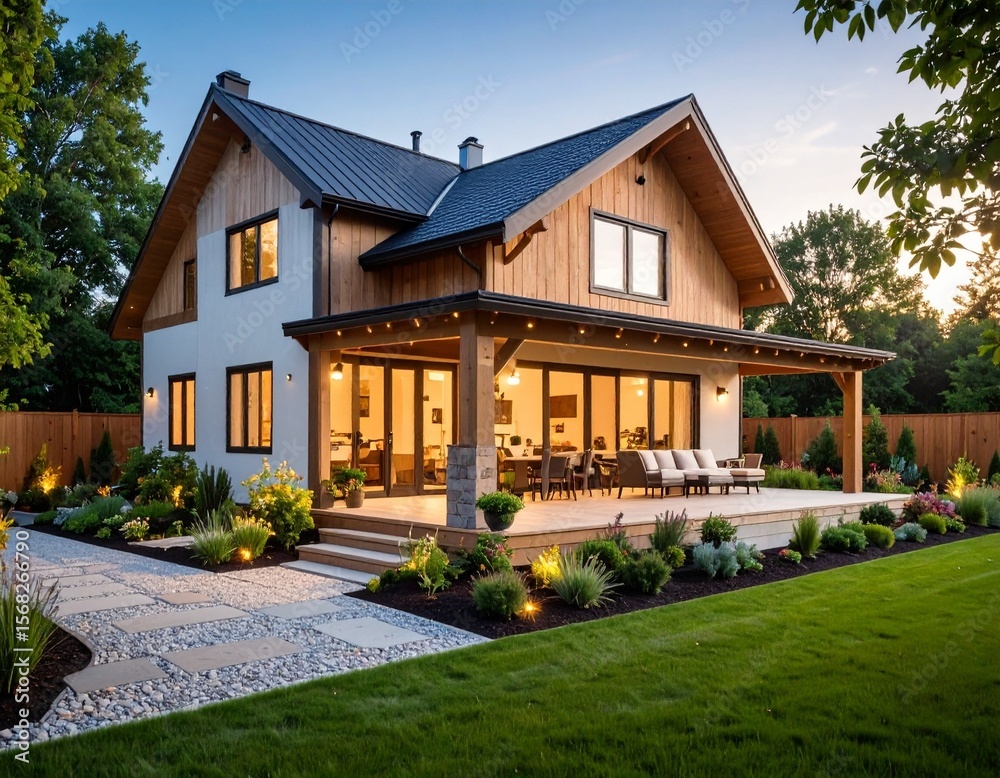 Obraz premium house in the park