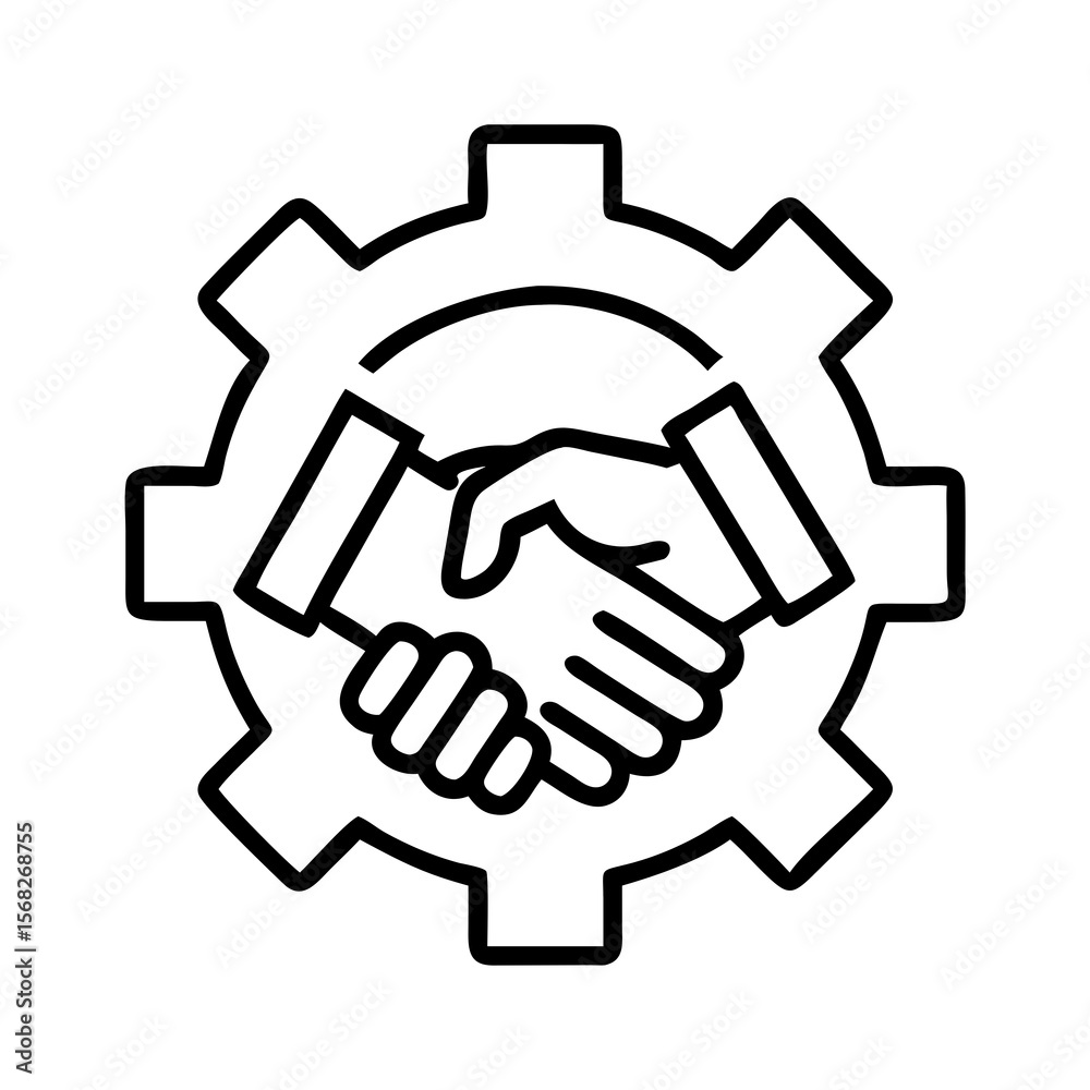handshake icon vector illustration handshake icon vector illustration