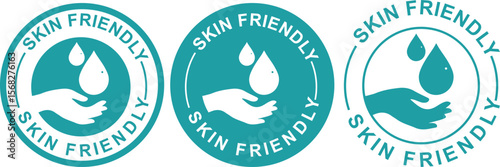 Set of Skin Friendly Badges for Natural Products
