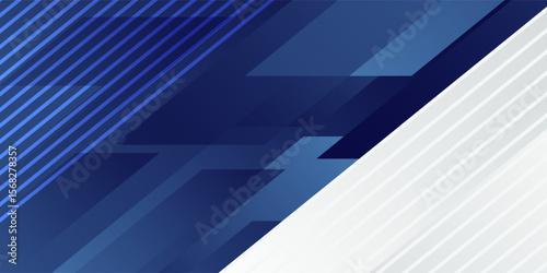 Abstract background blue and white with modern corporate concept