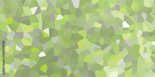 Abstract mosaic background featuring shades of green and neutral tones ideal for artistic designs and modern digital graphics
