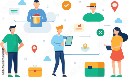 Team collaboration workflow process management system