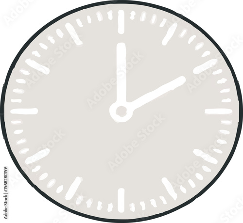 Minimalist  png Clock Icon: Time, Schedule, and Deadline Symbol for Productivity and Planning

