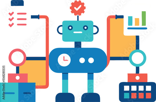 Automated process workflow robot system technology
