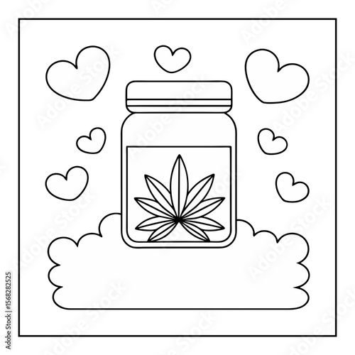 cute girl things coloring book 