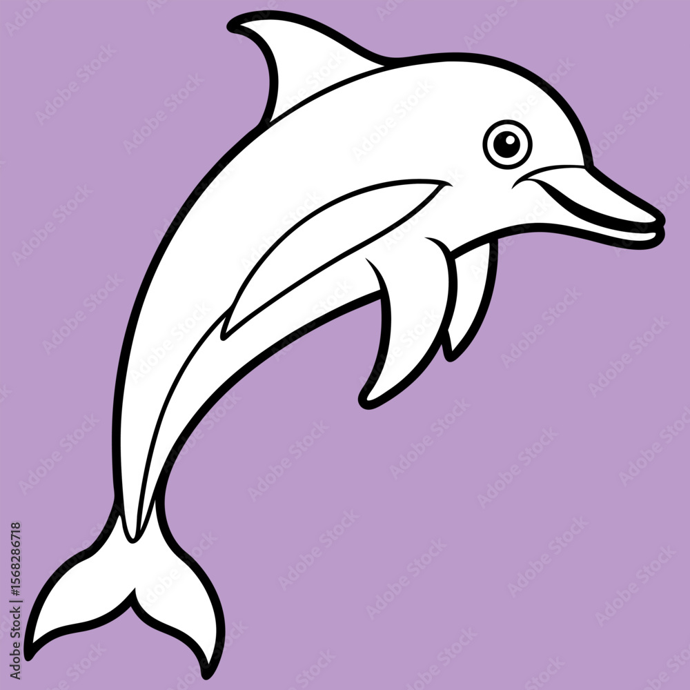 Obraz premium 3d rendering of colorful dolphins