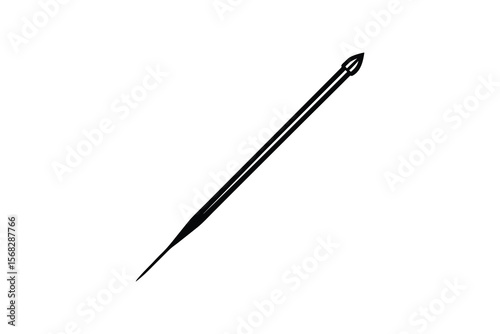 Pointed Tool Silhouette