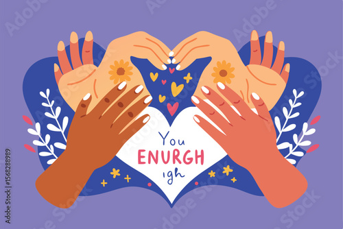 Hands gently cradle a vibrant heart, a universal symbol of love, teamwork, and diverse connection