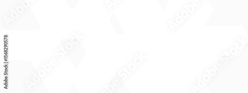 Abstract seamless background with overlapping translucent white hexagons on a light gray to white gradient backdrop. Clean, minimal, and geometric Ideal for use in tech, corporate, or medical design