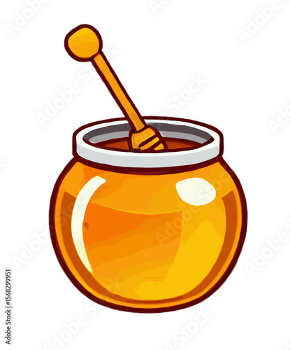 Simplified Honey Jar Design