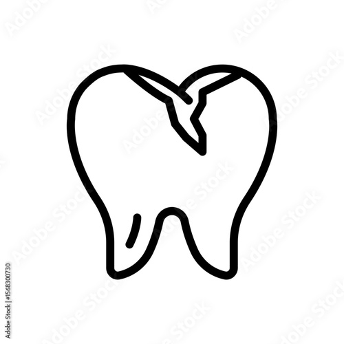 Dirt tooth icon