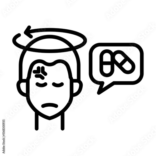Need dizziness medicine icon