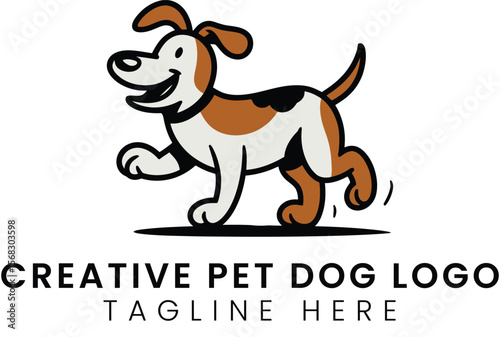 Playful Pet Dog Logo for Animal Businesses