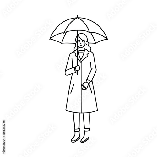 girl with umbrella