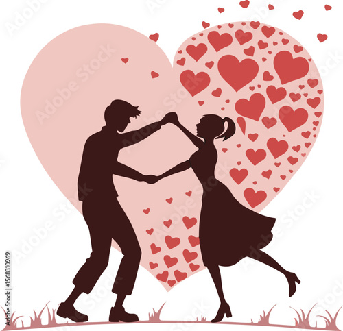couple with heart