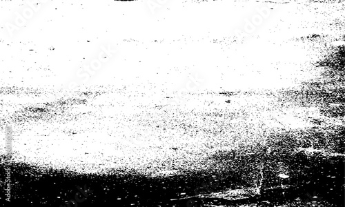 Grainy grunge photo filter background. Black particles, fibers and flecks wallpaper. Vintage rough dirt dotted overlay. Vector sandy gritty template.