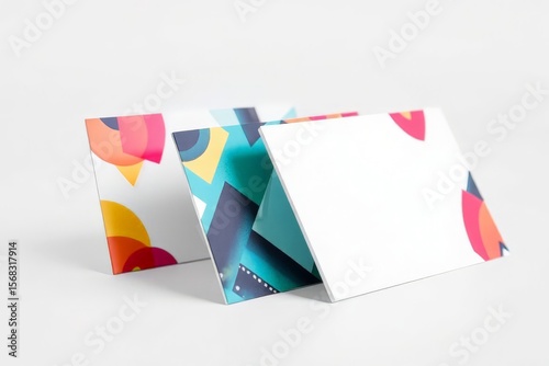 Colorful Abstract Graphic Design Cards Stationery Art Prints Modern Style
