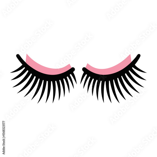 eyeless vector white background