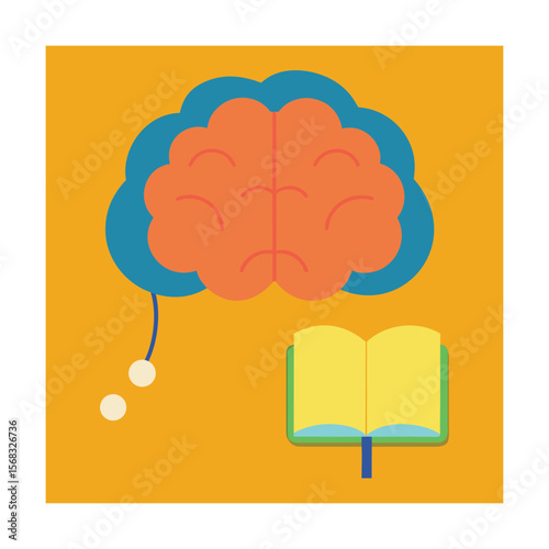 Brain Book Thought