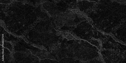Grungy black surface with numerous white crack and scratches and dust particles distressed background. abstract chalk rubbed out on blackboard for background. dirty grunge texture vector. black paper.