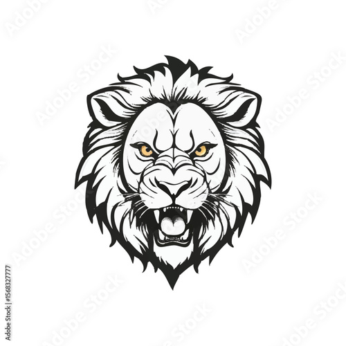 Roaring Lion Vector