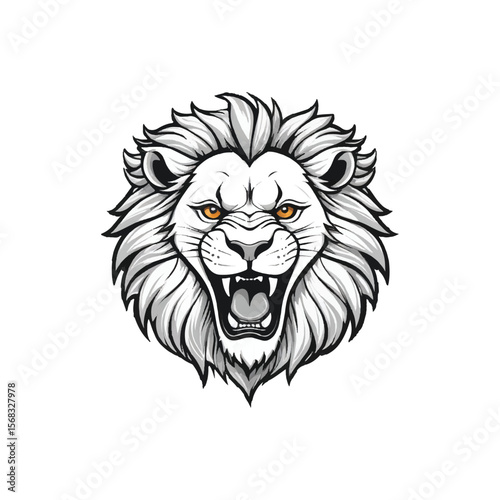 Roaring Lion Vector