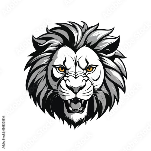 Roaring Lion Vector