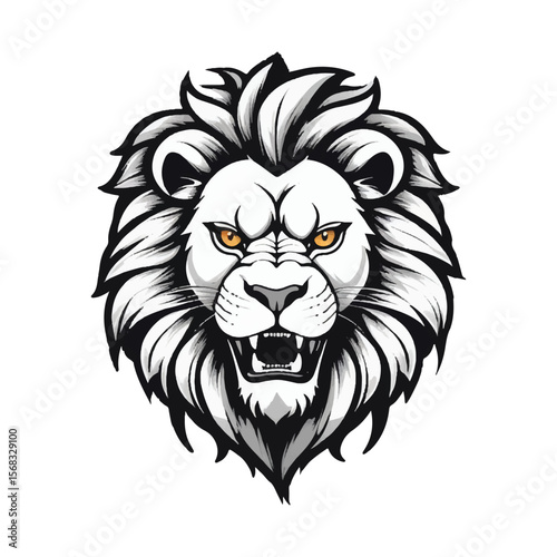 Roaring Lion Vector