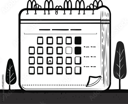Calendar icon set. calendar icons for app, website, ui. business plan date schedule symbol. vector symbol on transparent background.number, day, mathematic, accounting, appointment, buttons,
