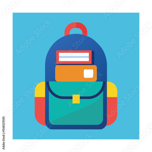 Blue backpack