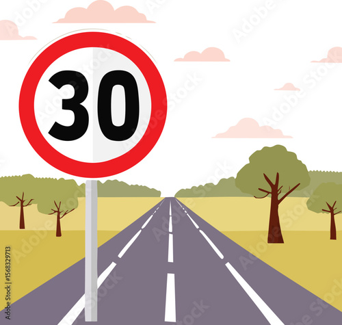 driving speed limit thirty 30 sign. printable traffic signs and symbols.30, american, drive, highway, label, law, number, rule, safety, signs, slow, speed, sticker, traffic, transportation, vehicle, 