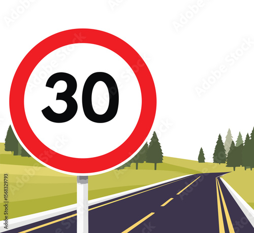 driving speed limit thirty 30 sign. printable traffic signs and symbols.30, american, drive, highway, label, law, number, rule, safety, signs, slow, speed, sticker, traffic, transportation, vehicle, 