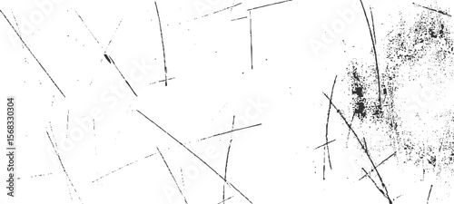 Grainy grunge photo filter background. Black particles, fibers and flecks wallpaper. Vintage rough dirt dotted overlay. Vector sandy gritty template.