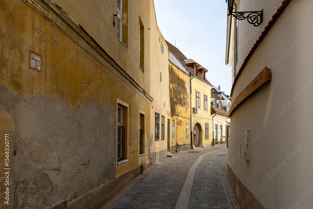 Obraz premium narrow street in the old town