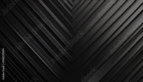 abstract black metallic background with stripes and lines black grey abstract modern background for design dark geometric shape 3d effect diagonal lines stripes generative ai