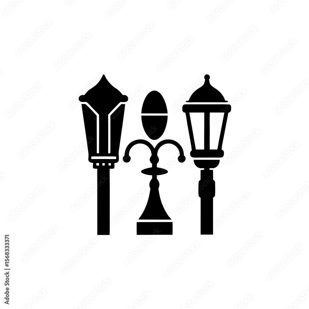 unique Traffic light silhouette vector silhouette illustration isolated on white background unique Traffic light silhouette vector silhouette illustration isolated on white background