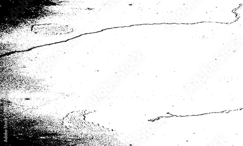 Grainy grunge photo filter background. Black particles, fibers and flecks wallpaper. Vintage rough dirt dotted overlay. Vector sandy gritty template.