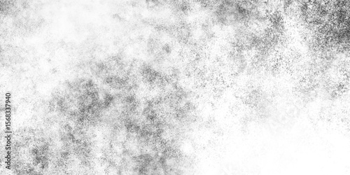 White background with a grey and black pattern, abstract black dust overlay texture, grunge wall texture  with distressed overlay on aged concrete,  dirt overlay or screen effect use for black grunge.