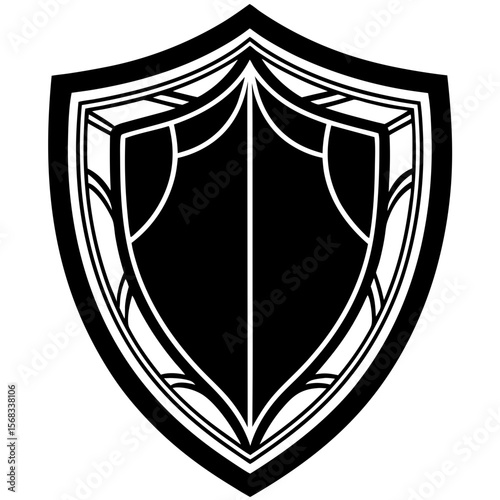 shield with wings