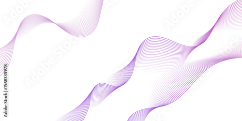 Abstract pink white wave background. Modern abstract elegant white background with pink sound wave gradient wallpaper digital colorful blurry vector texture smooth glow web map. 